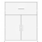 vidaXL Aparador de madera de ingeniería blanco 60x31x70 cm