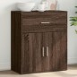 vidaXL Aparador de madera de ingeniería marrón roble 60x31x70 cm