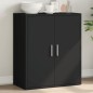 vidaXL Aparador de madera de ingeniería negro 60x31x70 cm vidaXL Aparador de madera de ingeniería negro 60x31x70 cm