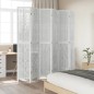 vidaXL Biombo separador de 6 paneles madera maciza Paulownia blanco vidaXL Biombo separador de 6 paneles madera maciza Paulownia blanco