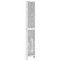 vidaXL Biombo separador de 6 paneles madera maciza Paulownia blanco vidaXL Biombo separador de 6 paneles madera maciza Paulownia blanco