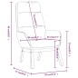 vidaXL Sillón de relax de tela amarillo mostaza vidaXL Sillón de relax de tela amarillo mostaza