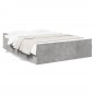 vidaXL Cama con cajones madera de ingeniería gris hormigón 120x190 cm vidaXL Cama con cajones madera de ingeniería gris hormigón 120x190 cm