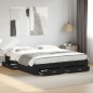 vidaXL Estructura cama con cajones madera ingeniería negra 180x200 cm