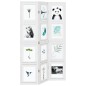 vidaXL Biombo separador de 3 paneles madera maciza Paulownia blanco vidaXL Biombo separador de 3 paneles madera maciza Paulownia blanco