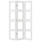 vidaXL Biombo separador de 3 paneles madera maciza Paulownia blanco vidaXL Biombo separador de 3 paneles madera maciza Paulownia blanco