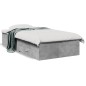 vidaXL Cama con cajones madera de ingeniería gris hormigón 75x190 cm vidaXL Cama con cajones madera de ingeniería gris hormigón 75x190 cm