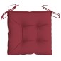 vidaXL Cojines de palets de jardín 2 uds Oxford rojo tinto 50x50x7 cm vidaXL Cojines de palets de jardín 2 uds Oxford rojo tinto 50x50x7 cm