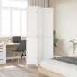 vidaXL Biombo separador de 3 paneles madera maciza Paulownia blanco vidaXL Biombo separador de 3 paneles madera maciza Paulownia blanco