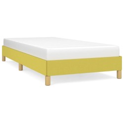 vidaXL Estructura de cama de tela verde 80x200 cm