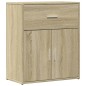 vidaXL Aparador de madera de ingeniería roble Sonoma 60x31x70 cm vidaXL Aparador de madera de ingeniería roble Sonoma 60x31x70 cm
