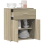 vidaXL Aparador de madera de ingeniería roble Sonoma 60x31x70 cm vidaXL Aparador de madera de ingeniería roble Sonoma 60x31x70 cm