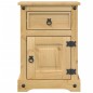 vidaXL Mesita de noche Corona madera maciza de pino 45x35x64 cm vidaXL Mesita de noche Corona madera maciza de pino 45x35x64 cm