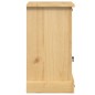 vidaXL Mesita de noche Corona madera maciza de pino 45x35x64 cm vidaXL Mesita de noche Corona madera maciza de pino 45x35x64 cm