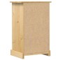 vidaXL Mesita de noche Corona madera maciza de pino 53x39x84 cm vidaXL Mesita de noche Corona madera maciza de pino 53x39x84 cm