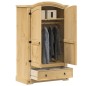 vidaXL Armario Corona madera maciza de pino 101x52x170 cm vidaXL Armario Corona madera maciza de pino 101x52x170 cm