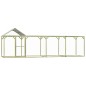 vidaXL Jaula gallinero madera impregnada pino y acero 6x1,5x2 m vidaXL Jaula gallinero madera impregnada pino y acero 6x1,5x2 m