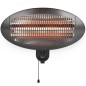 Tristar Calefactor de patio para pared cuarzo negro KA-5286 2000 W Tristar Calefactor de patio para pared cuarzo negro KA-5286 2000 W