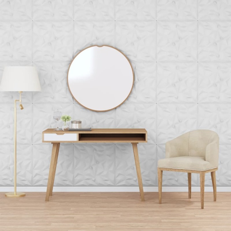 vidaXL Paneles de pared 12 uds XPS amatista blanco 50x50 cm 3 m² vidaXL Paneles de pared 12 uds XPS amatista blanco 50x50 cm 3 m²