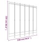vidaXL Biombo divisor de 6 paneles de tela blanco 240x220 cm vidaXL Biombo divisor de 6 paneles de tela blanco 240x220 cm