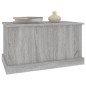vidaXL Baúl almacenaje madera contrachapada gris sonoma 70x40x38 cm vidaXL Baúl almacenaje madera contrachapada gris sonoma 70x40x38 cm