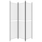 vidaXL Biombo divisor de 3 paneles de tela blanco 150x200 cm vidaXL Biombo divisor de 3 paneles de tela blanco 150x200 cm