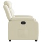 vidaXL Sillón reclinable de cuero sintético crema vidaXL Sillón reclinable de cuero sintético crema
