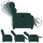 vidaXL Sillón reclinable de terciopelo verde oscuro vidaXL Sillón reclinable de terciopelo verde oscuro
