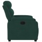 vidaXL Sillón reclinable de terciopelo verde oscuro vidaXL Sillón reclinable de terciopelo verde oscuro