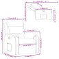 vidaXL Sillón reclinable terciopelo blanco crema vidaXL Sillón reclinable terciopelo blanco crema