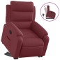 vidaXL Sillón reclinable elevable tela rojo tinto vidaXL Sillón reclinable elevable tela rojo tinto