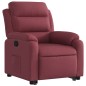 vidaXL Sillón reclinable elevable tela rojo tinto vidaXL Sillón reclinable elevable tela rojo tinto