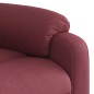 vidaXL Sillón reclinable de masaje elevable tela rojo tinto vidaXL Sillón reclinable de masaje elevable tela rojo tinto