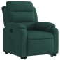 vidaXL Sillón reclinable elevable terciopelo verde oscuro vidaXL Sillón reclinable elevable terciopelo verde oscuro