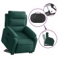 vidaXL Sillón reclinable elevable terciopelo verde oscuro vidaXL Sillón reclinable elevable terciopelo verde oscuro