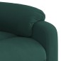 vidaXL Sillón reclinable elevable terciopelo verde oscuro vidaXL Sillón reclinable elevable terciopelo verde oscuro