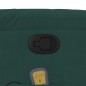 vidaXL Sillón reclinable de masaje elevable terciopelo verde oscuro