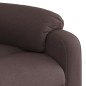 vidaXL Sillón masaje eléctrico reclinable elevable tela marrón oscuro vidaXL Sillón masaje eléctrico reclinable elevable tela marrón oscuro