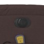 vidaXL Sillón masaje eléctrico reclinable elevable tela marrón oscuro vidaXL Sillón masaje eléctrico reclinable elevable tela marrón oscuro
