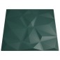 vidaXL Paneles de pared 24 uds XPS diamante verde 50x50 cm 6 m² vidaXL Paneles de pared 24 uds XPS diamante verde 50x50 cm 6 m²