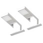 vidaXL Lámparas de espejo 2 W luz blanca fría 2 unidades vidaXL Lámparas de espejo 2 W luz blanca fría 2 unidades