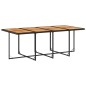 vidaXL Set de comedor de jardín 9 pzas y cojines ratán sintético negro vidaXL Set de comedor de jardín 9 pzas y cojines ratán sintético negro