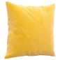 vidaXL Cojines decorativos 2 uds terciopelo amarillo 40x40 cm