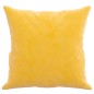 vidaXL Cojines decorativos 2 uds terciopelo amarillo 40x40 cm