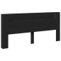 vidaXL Cabecero de cama con LED negro 220x16,5x103,5 cm vidaXL Cabecero de cama con LED negro 220x16,5x103,5 cm