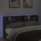 vidaXL Cabecero de cama con LED negro 220x16,5x103,5 cm vidaXL Cabecero de cama con LED negro 220x16,5x103,5 cm