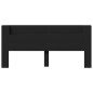 vidaXL Cabecero de cama con LED negro 220x16,5x103,5 cm vidaXL Cabecero de cama con LED negro 220x16,5x103,5 cm