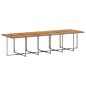 vidaXL Set comedor de jardín con cojines 13 pzas ratán sintético gris vidaXL Set comedor de jardín con cojines 13 pzas ratán sintético gris