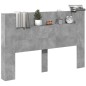 vidaXL Cabecero de cama con luz LED gris hormigón 160x16,5x103,5 cm vidaXL Cabecero de cama con luz LED gris hormigón 160x16,5x103,5 cm