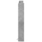 vidaXL Cabecero de cama con luz LED gris hormigón 160x16,5x103,5 cm vidaXL Cabecero de cama con luz LED gris hormigón 160x16,5x103,5 cm